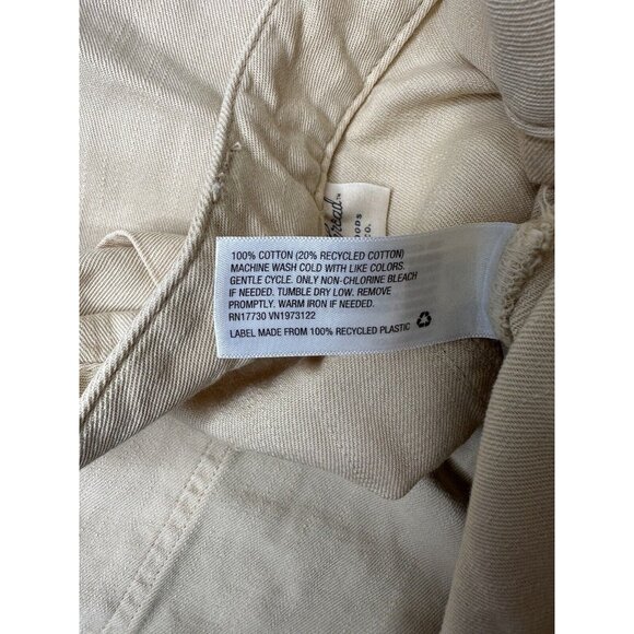 Universal Thread Womens Juniors Utility Shorts Size 17 Beige High Rise Pockets - Picture 5 of 5